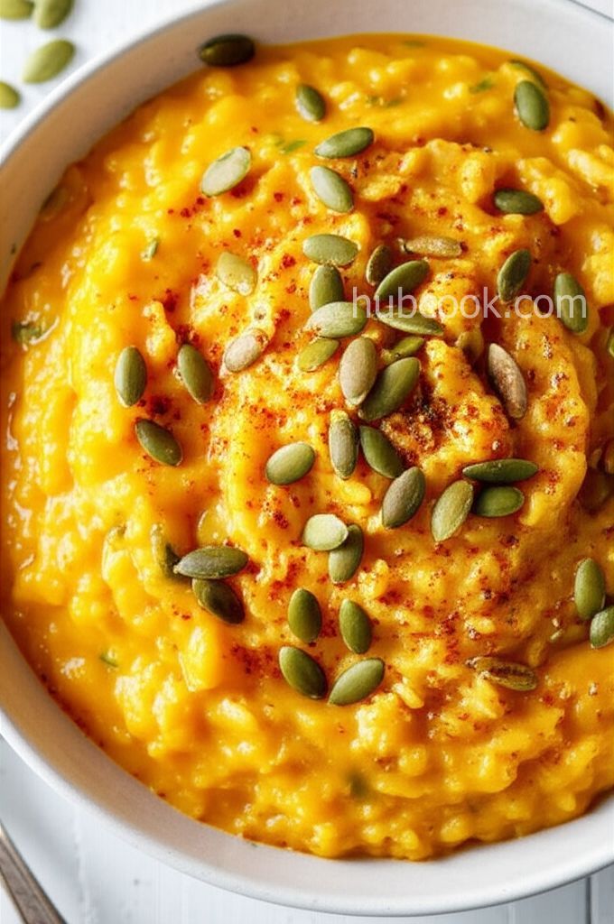 Butternut Squash Risotto with Toasted Pumpkin Seeds