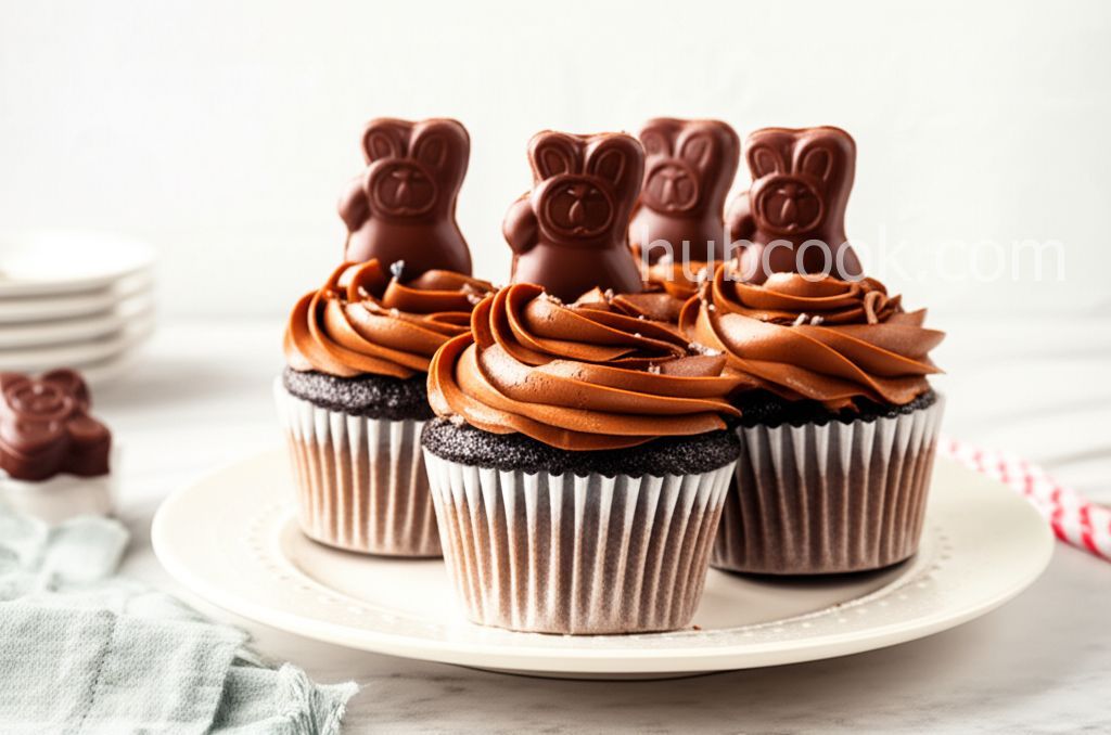 Ghirardelli Chocolate Frosted Cupcakes