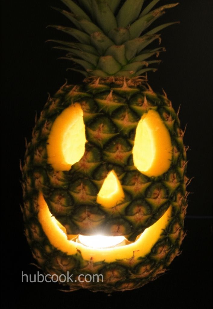Pineapple Jack-O'-Lantern