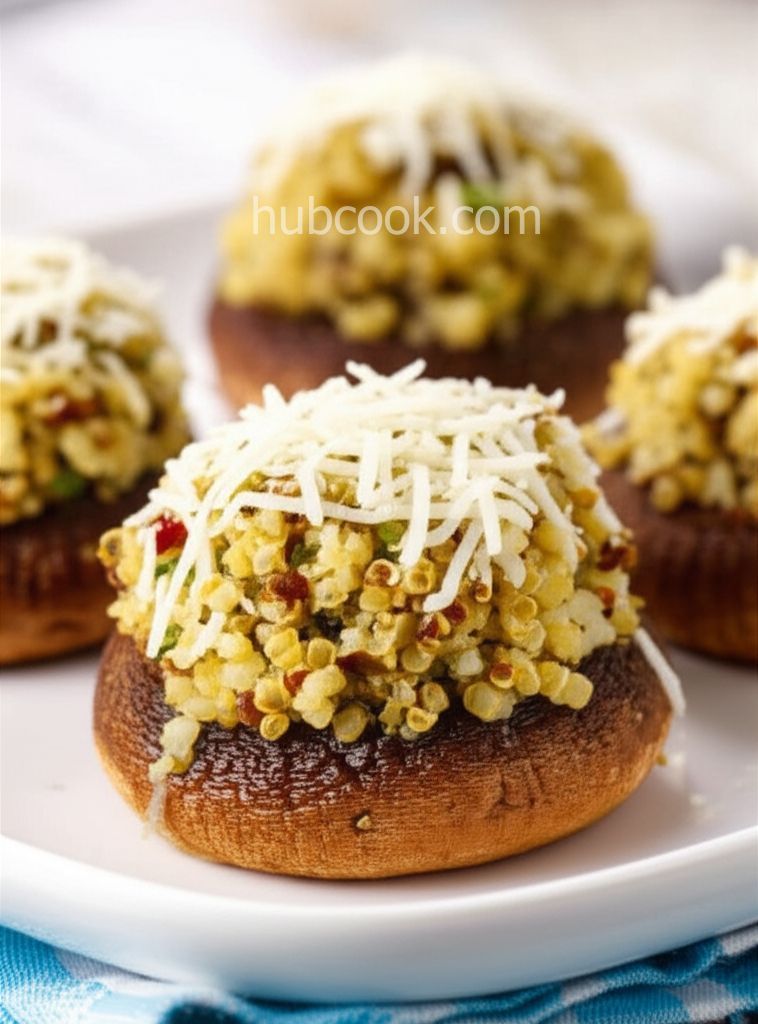 Quinoa-Stuffed Mushrooms