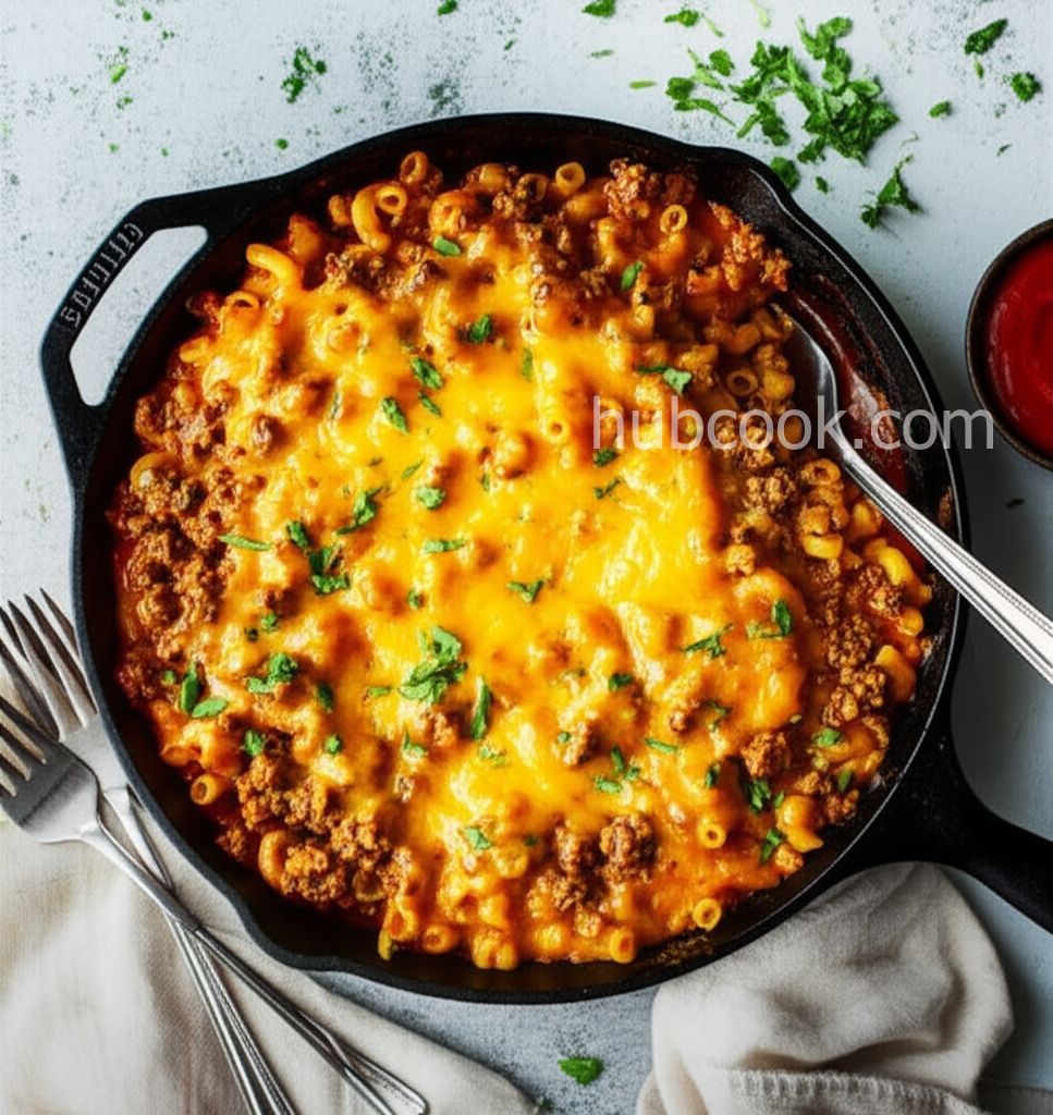 Skillet Cheeseburger Pasta