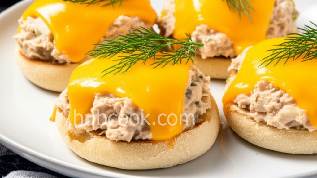 Air Fryer English Muffin Tuna Melt