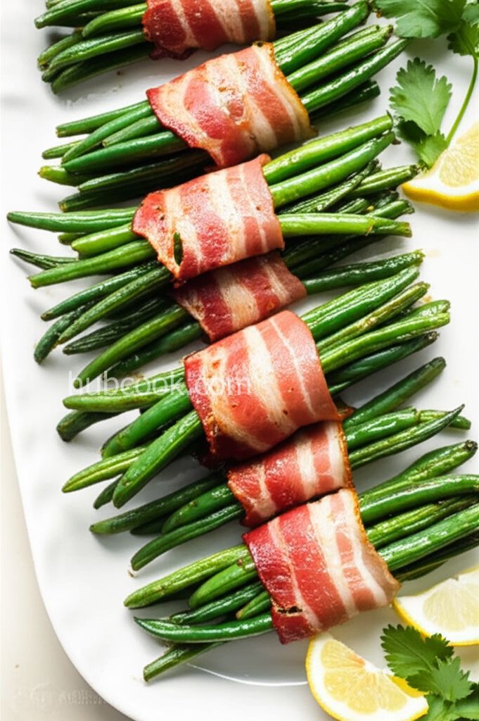 Bacon-Wrapped Sweet Green Bean Bundles