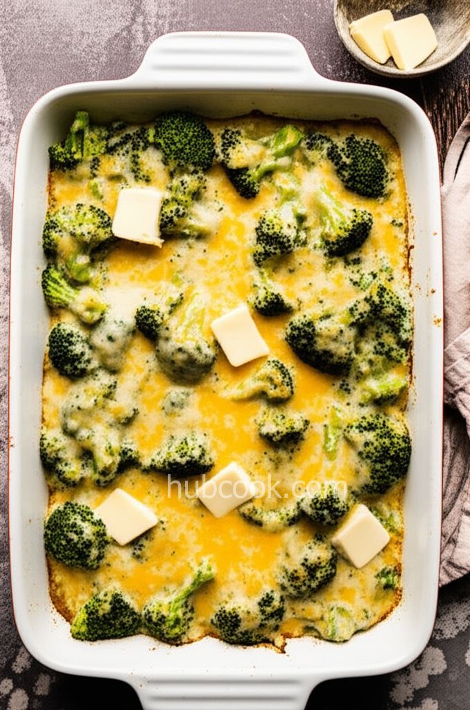 Broccoli Gratin with Herbed Cream Cheese
