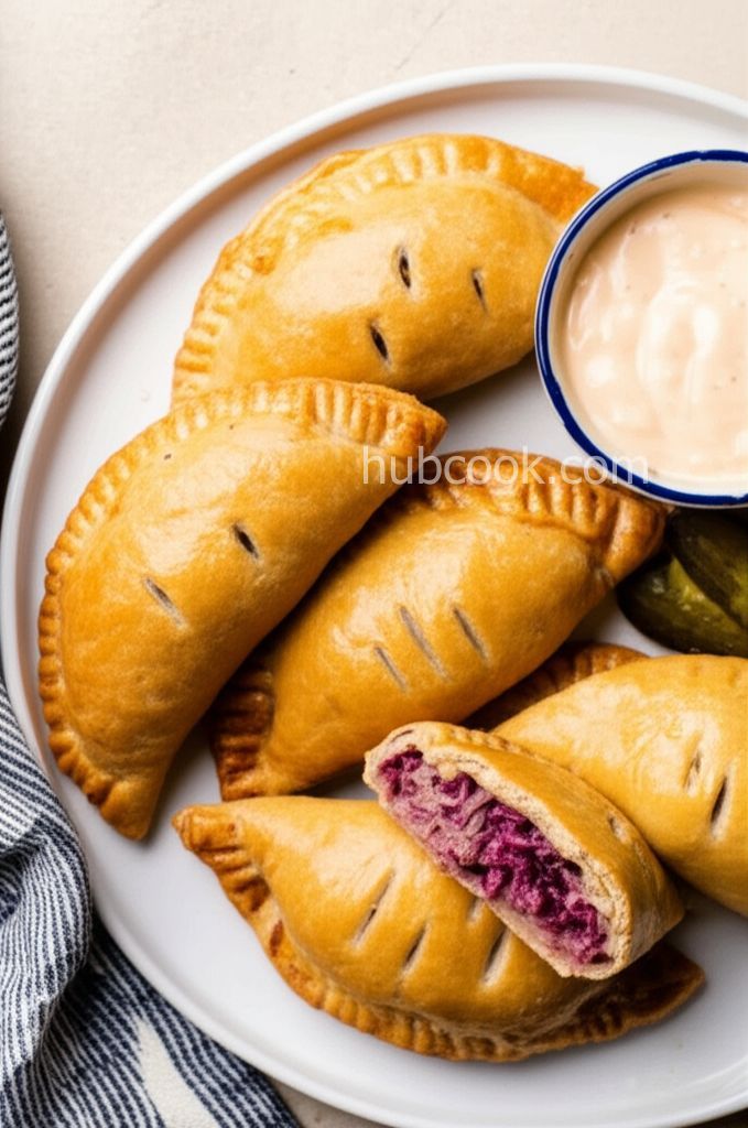 Red Reuben Hand Pies