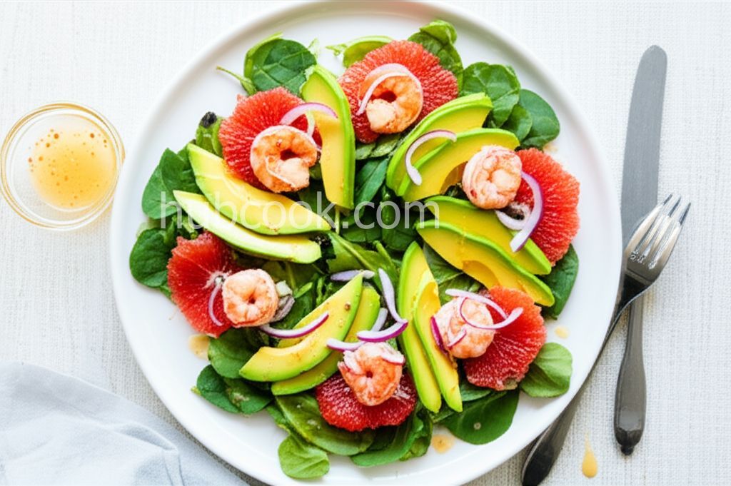 Shrimp, Avocado, and Grapefruit Salad