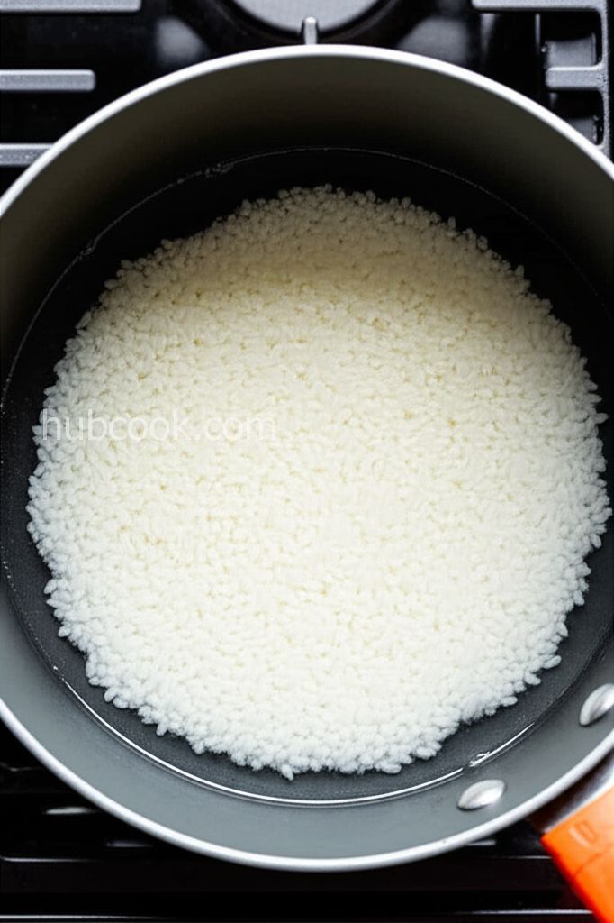 Sticky Rice with Passion Fruit Sauce